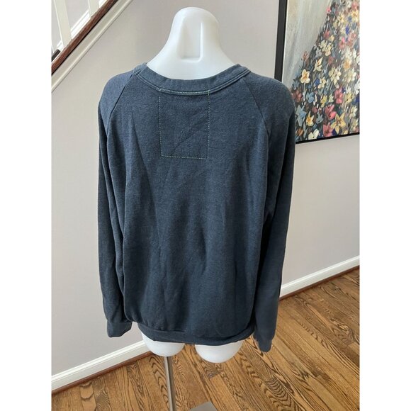 Aviator Nation Gray Sweatshirt with Rainbow Patch - Picture 5 of 5